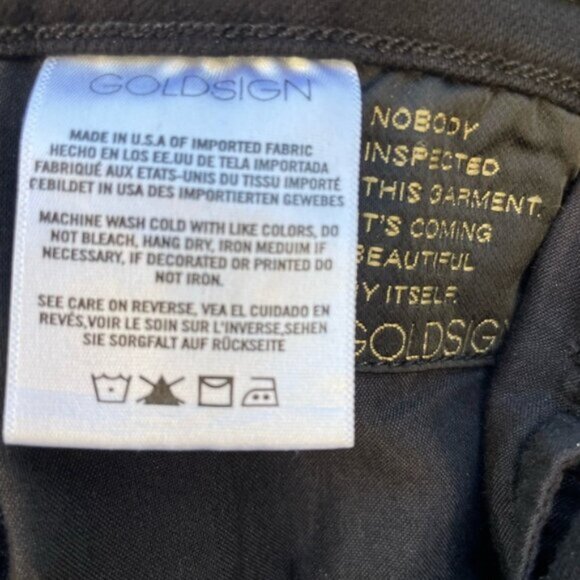 GoldSign Black High Rise Straight Leg Skinny Jeans Size 31 - Picture 5 of 10